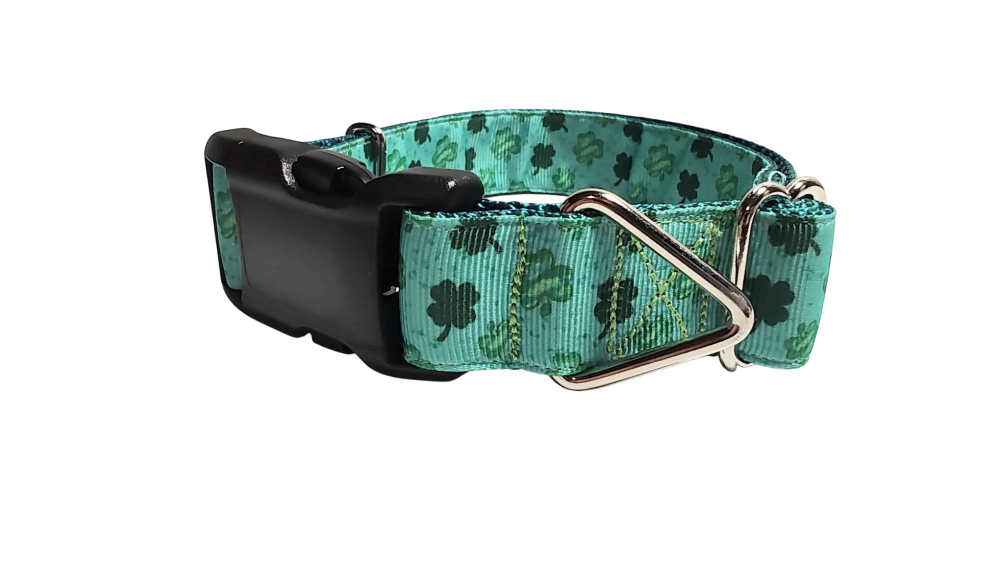 Lucky Clover Nylon Dog Collar - Image 2
