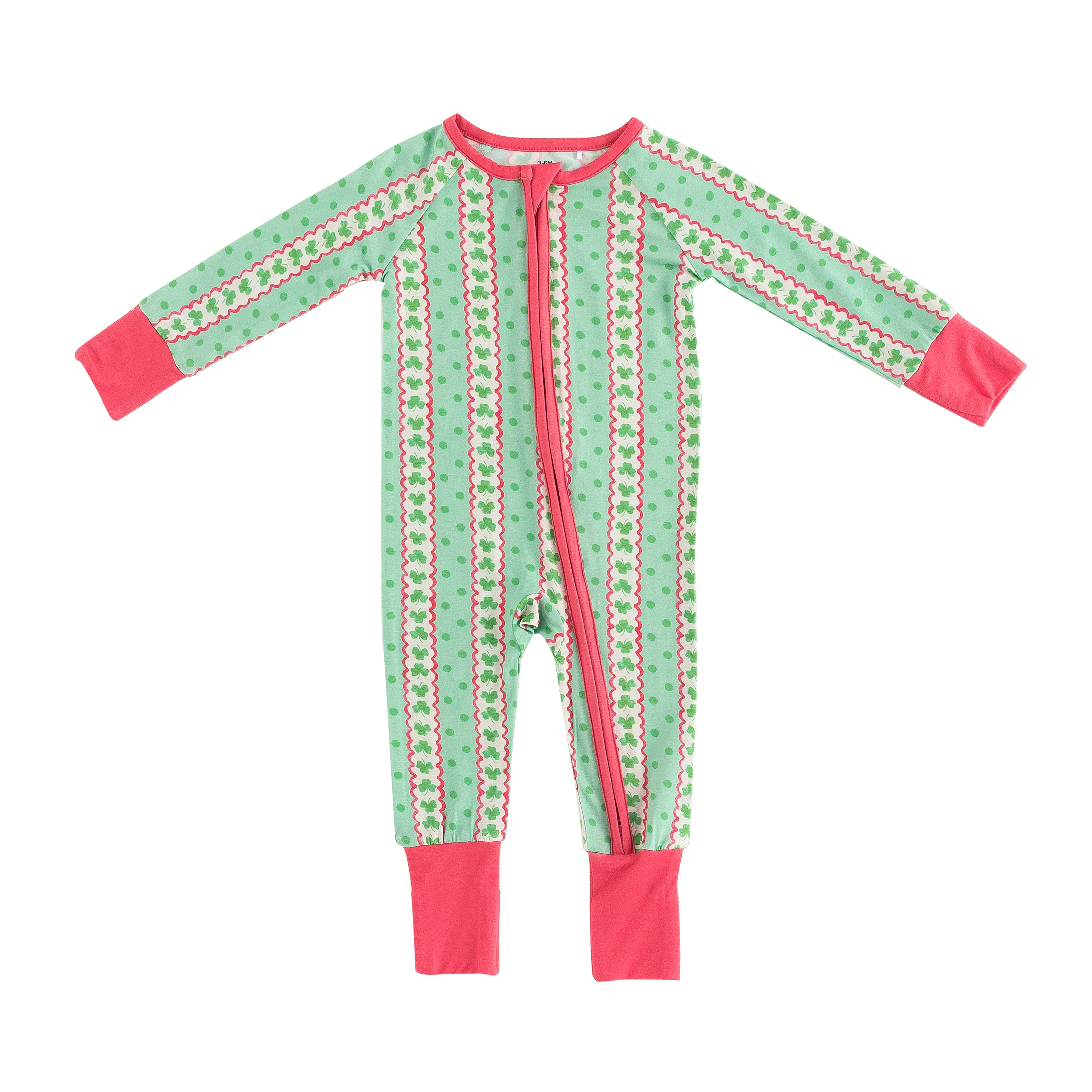 Lucky Clovers (Convertible Zip Footies) - Image 2