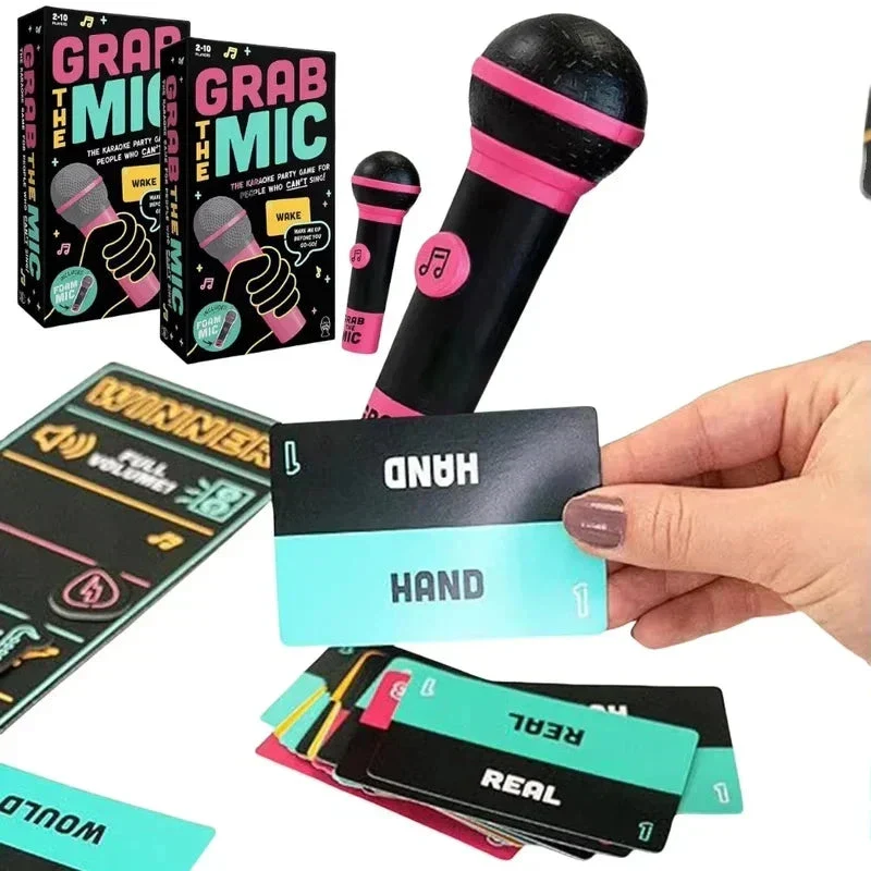 Lucky Egg Grab The Mic – Family Karaoke Board Game for 2-10 Players - Image 6
