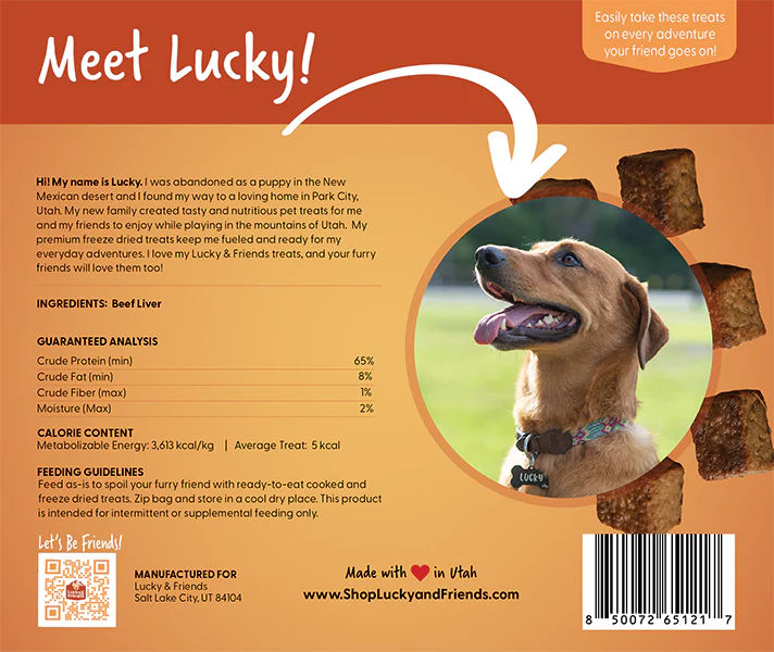 Lucky & Friends Beef Liver Dog Treat - Image 2