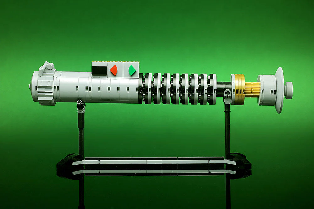 Luke Skywalker ROTJ Lightsaber w/ Stand - Custom MOC made with LEGO bricks - Image 2