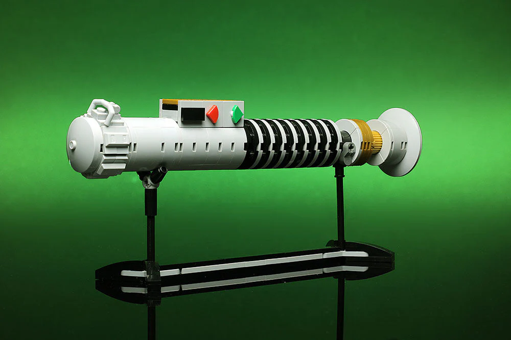 Luke Skywalker ROTJ Lightsaber w/ Stand - Custom MOC made with LEGO bricks - Image 4