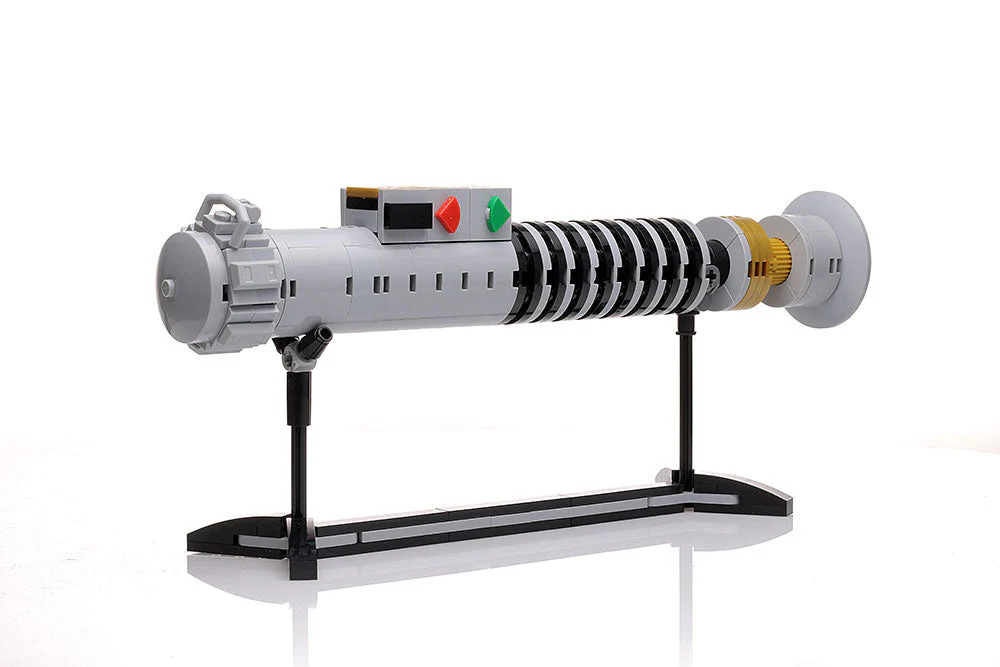 Luke Skywalker ROTJ Lightsaber w/ Stand - Custom MOC made with LEGO bricks - Image 5