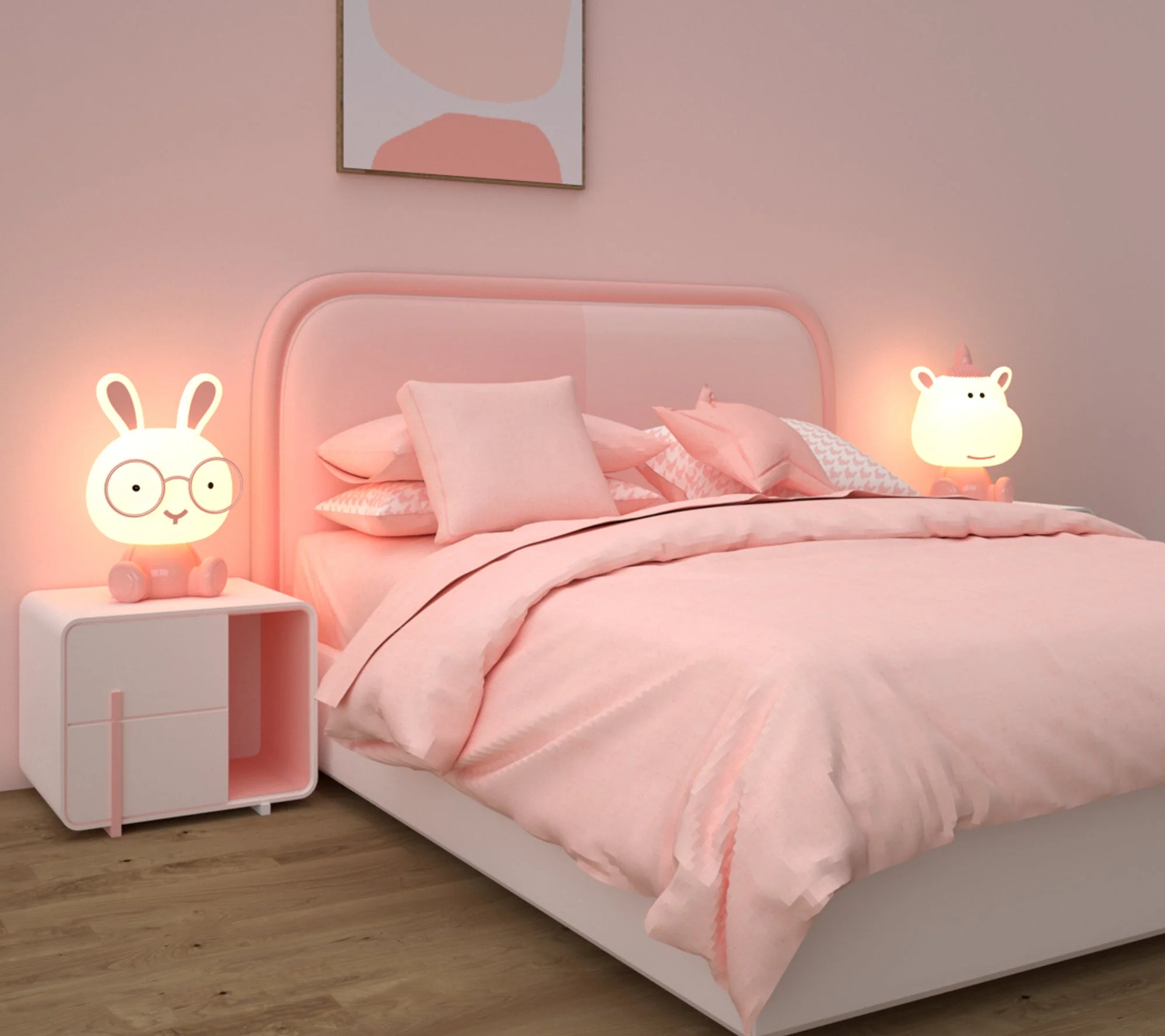 Lumi Pals Kid's Table lamp/ night light sitting Style Animal - Image 17