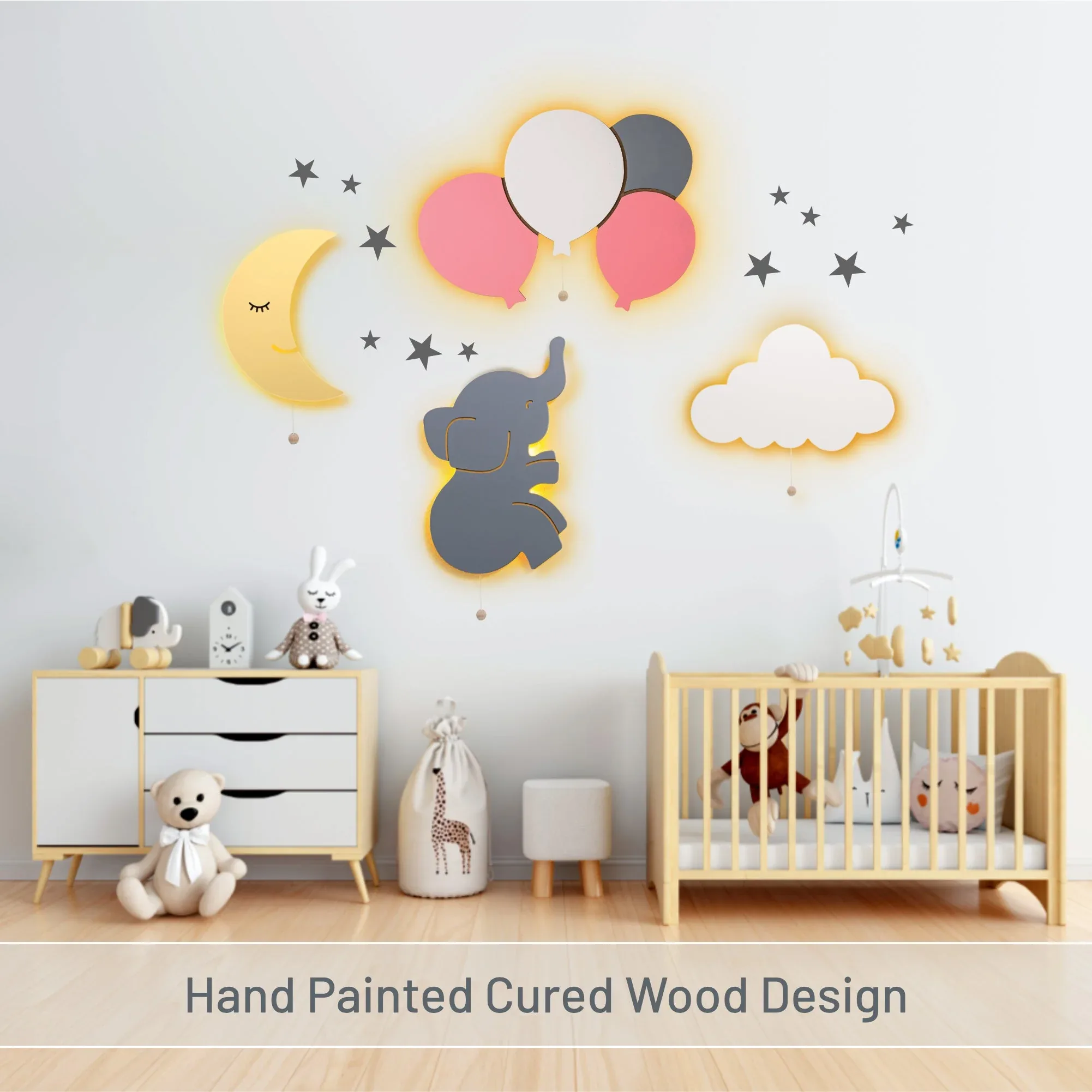 LumiDreams Wall Light - Kid's Decor Nightlight Balloons - Image 5