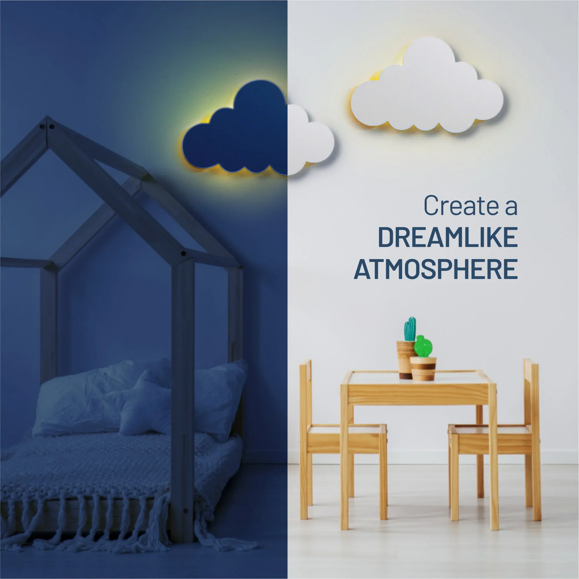 LumiDreams Wall Light - Kid's Decor Nightlight Cloud - Image 2
