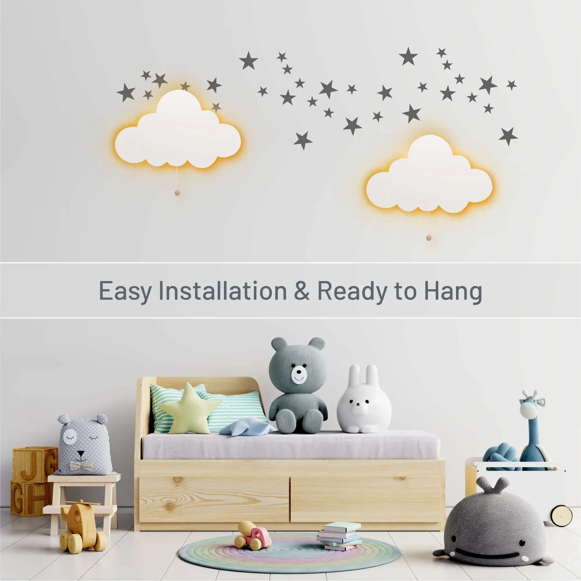 LumiDreams Wall Light - Kid's Decor Nightlight Cloud - Image 4