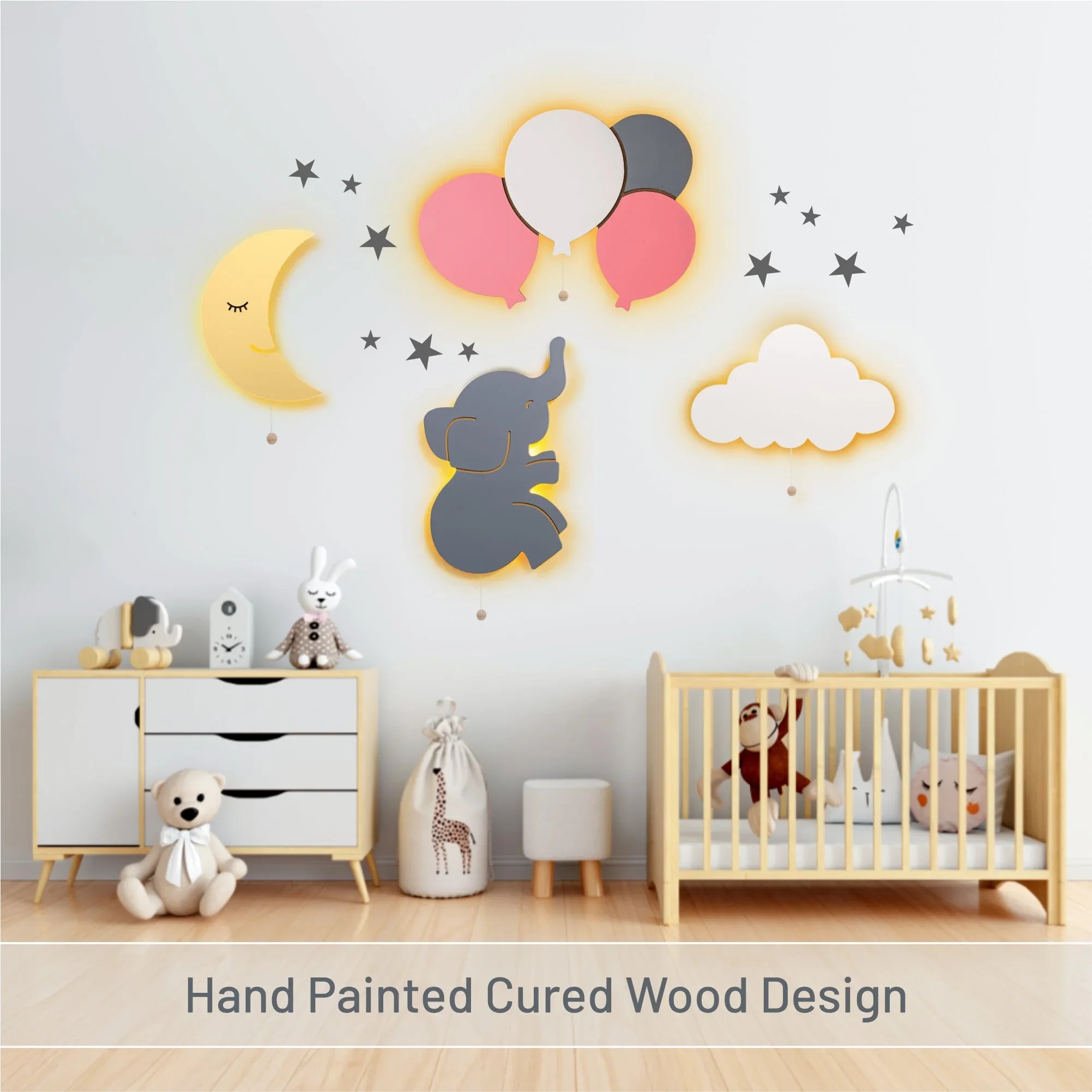 LumiDreams Wall Light - Kid's Decor Nightlight Moon - Image 5