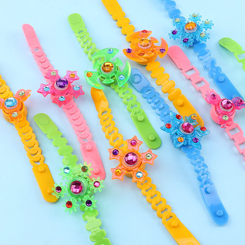 Luminous LED Light Fidget Spinner Hand Top Spinners Glow In Dark Light EDC Figet Spiner Finger Stress Relief Toys Kid's Bracelet - Image 4