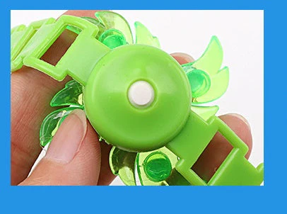 Luminous LED Light Fidget Spinner Hand Top Spinners Glow In Dark Light EDC Figet Spiner Finger Stress Relief Toys Kid's Bracelet - Image 7