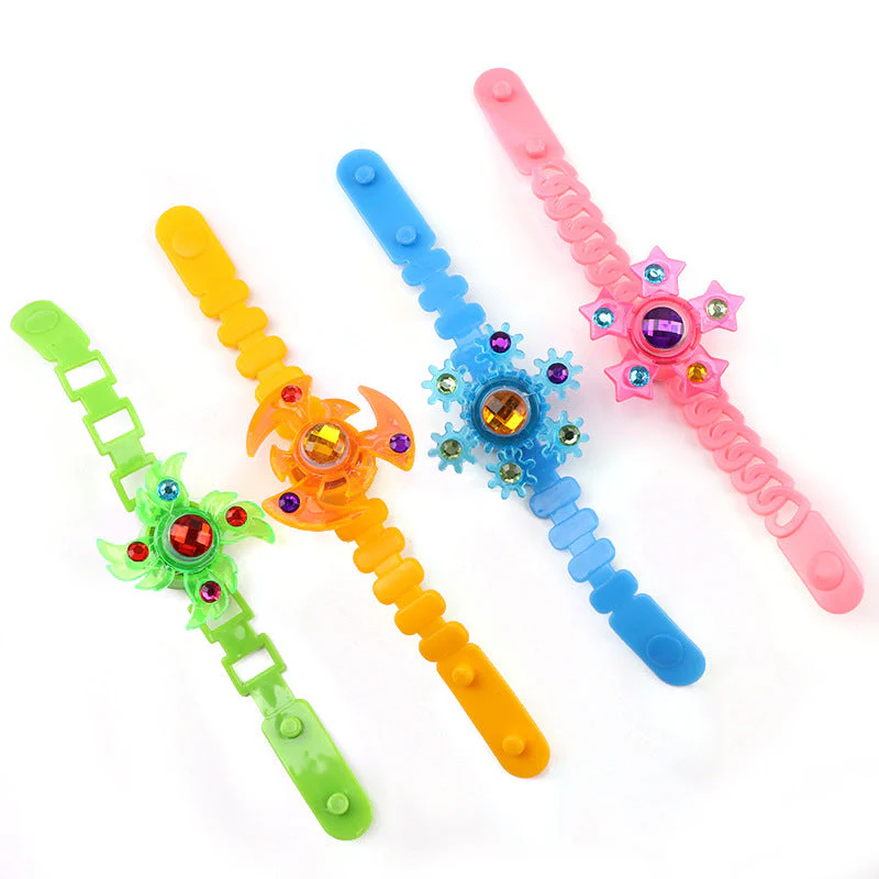 Luminous LED Light Fidget Spinner Hand Top Spinners Glow In Dark Light EDC Figet Spiner Finger Stress Relief Toys Kid's Bracelet - Image 9