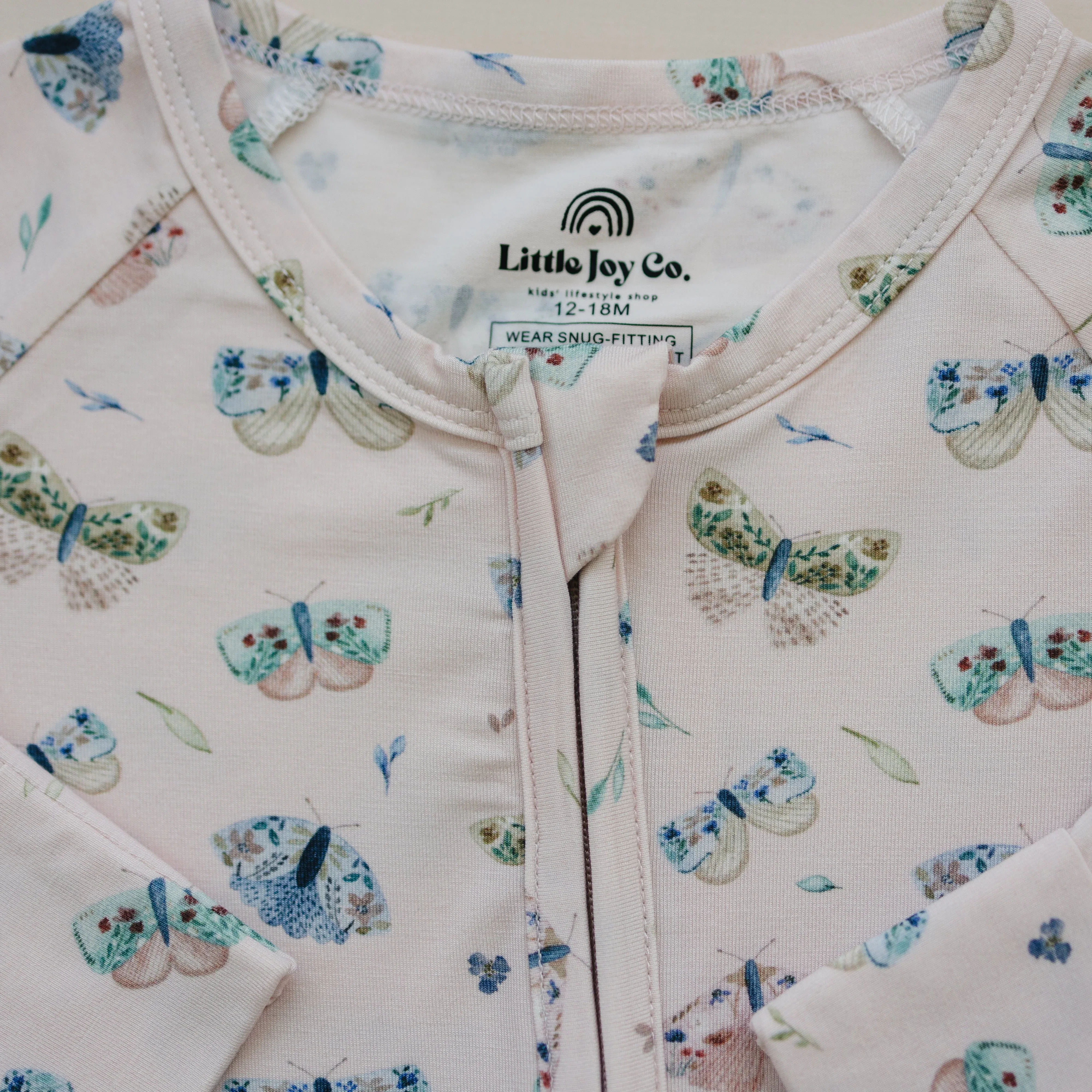 Luna Moths Bamboo Zippy Pajamas - Image 5