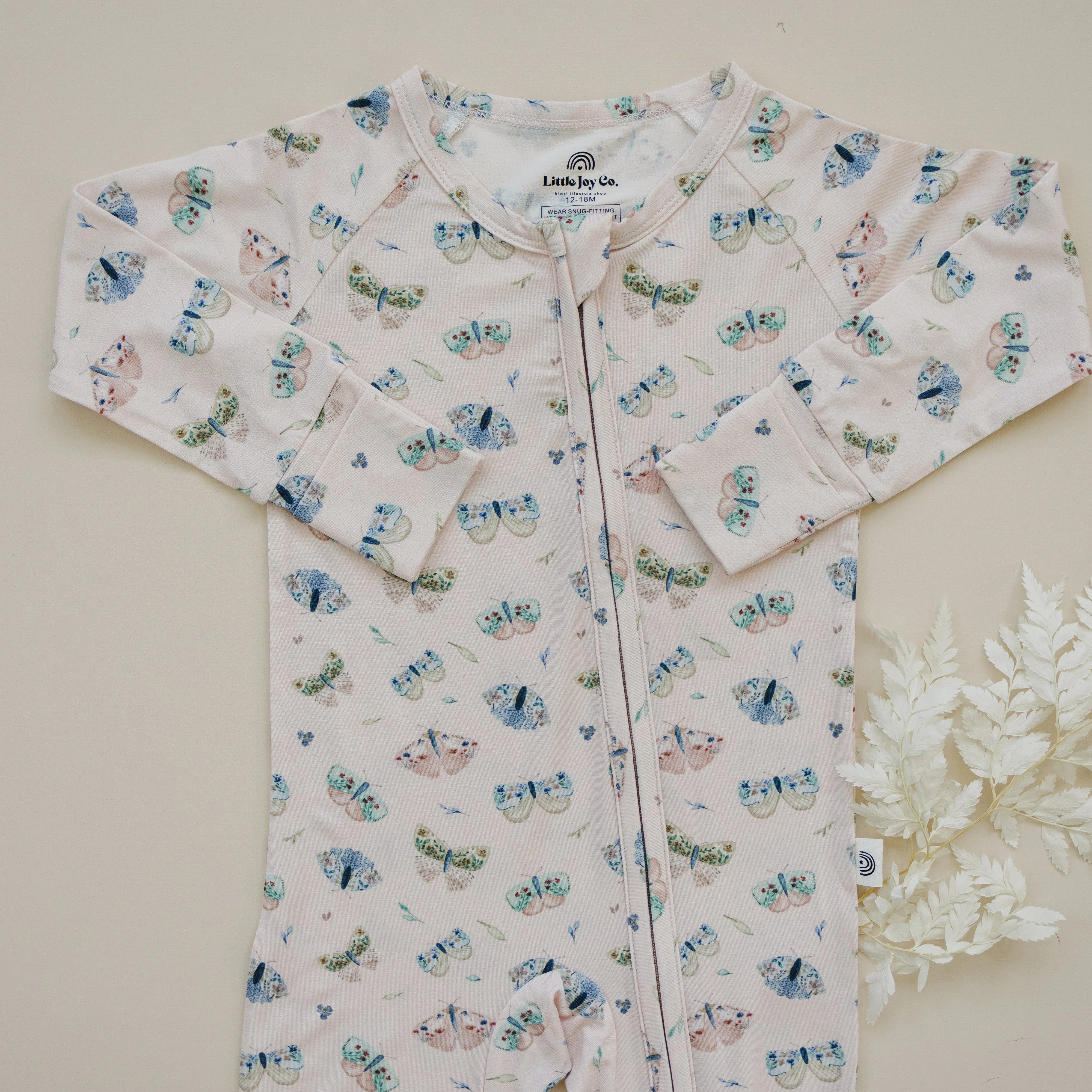 Luna Moths Bamboo Zippy Pajamas - Image 7