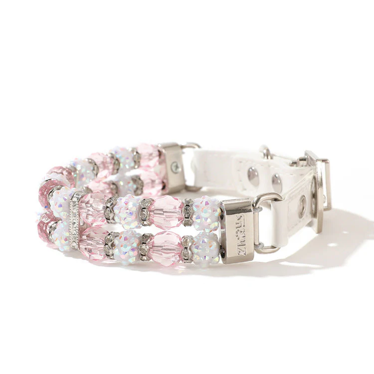 Luxury Beaded Pet Collar & Leash Set – Sparkling Crystal Design - Image 2