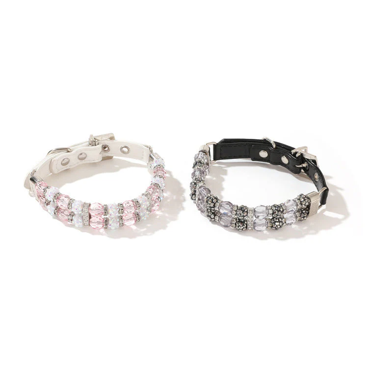 Luxury Beaded Pet Collar & Leash Set – Sparkling Crystal Design - Image 7
