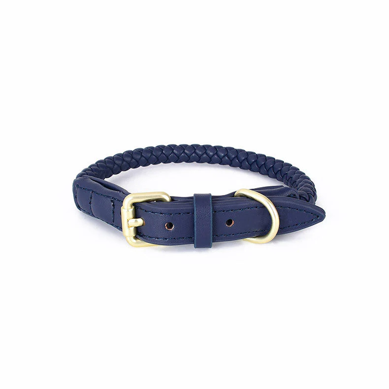 Luxury Braided Leather Dog Collar+Leash Set – Eco-Friendly, Durable, Stylish - Image 8