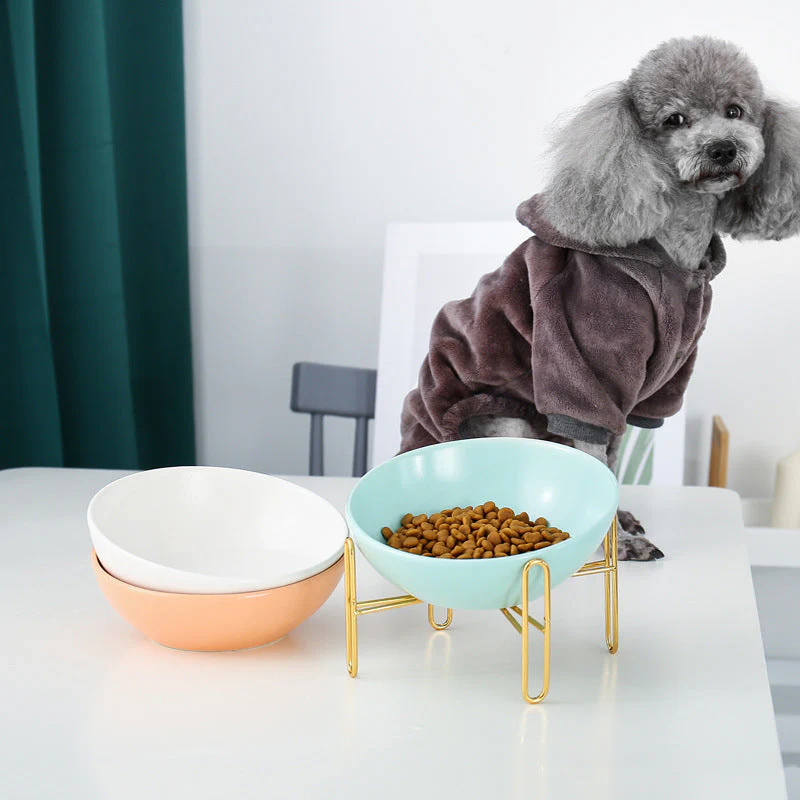 Luxury Ceramic Raised Pet Bowl - Image 2