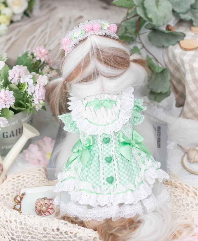 Luxury design dog Lacy Princess Puff Dress - Image 3
