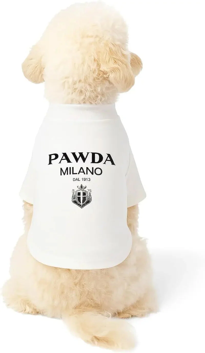 Luxury Designer Dog T-Shirt for Small Dogs | Chic Pet Apparel - Image 6