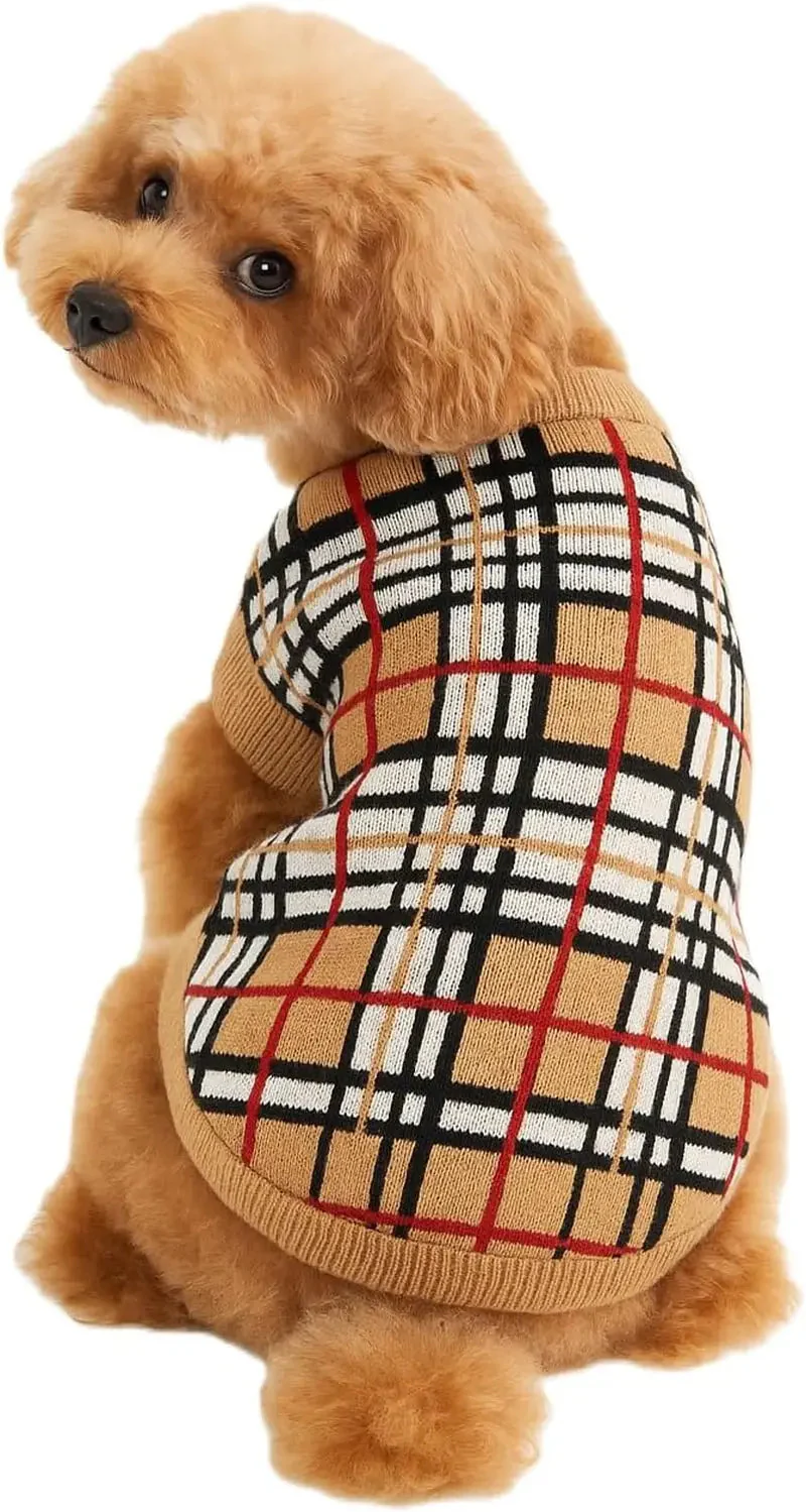 Luxury Knit Dog Sweater for Small Dogs | Warm Designer Pet Outfit (XS–5X) - Image 10