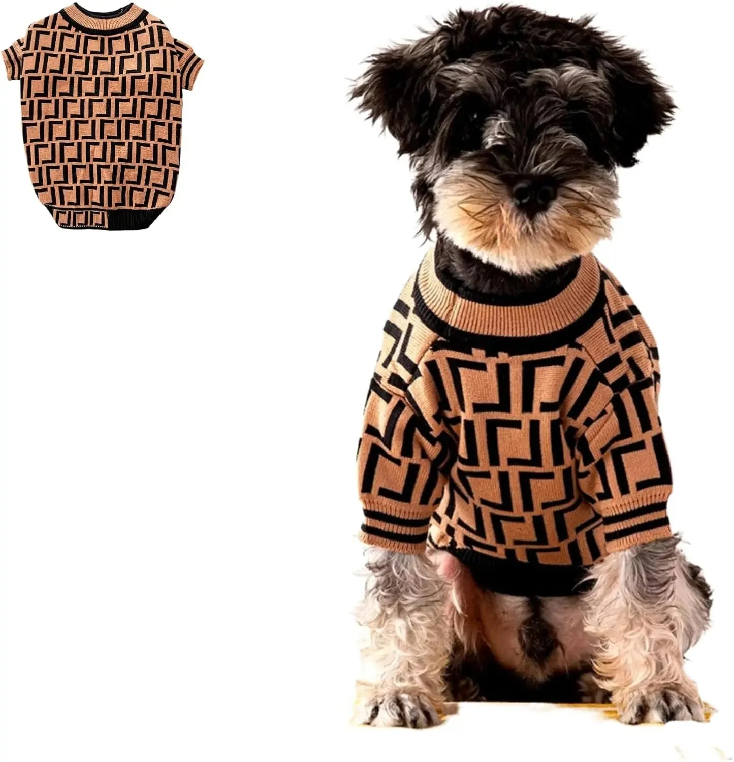 Luxury Knit Dog Sweater for Small Dogs | Warm Designer Pet Outfit (XS–5X) - Image 16