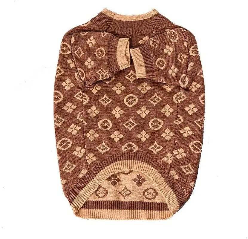 Luxury Knit Dog Sweater for Small Dogs | Warm Designer Pet Outfit (XS–5X) - Image 5