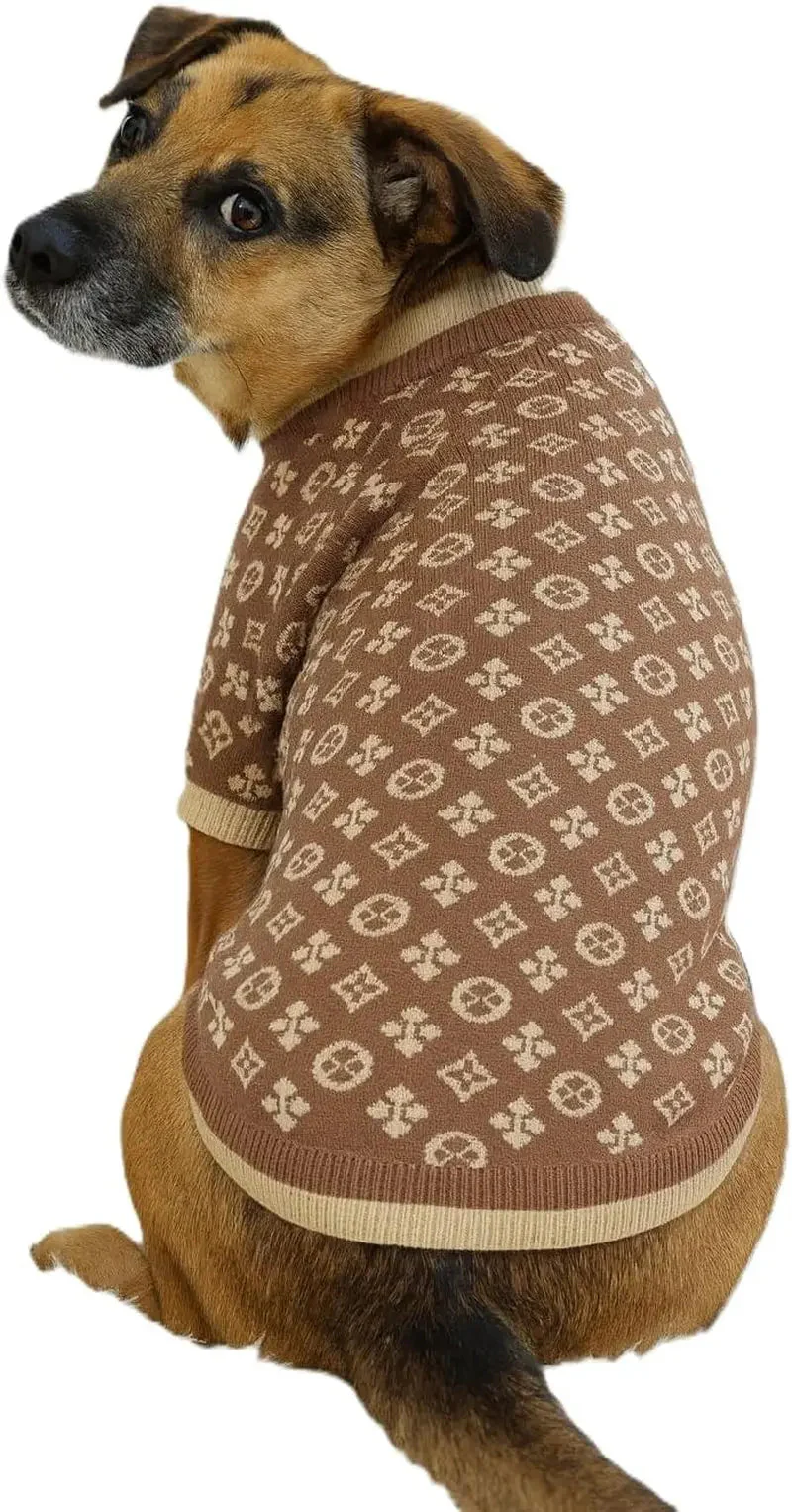 Luxury Knit Dog Sweater for Small Dogs | Warm Designer Pet Outfit (XS–5X) - Image 8