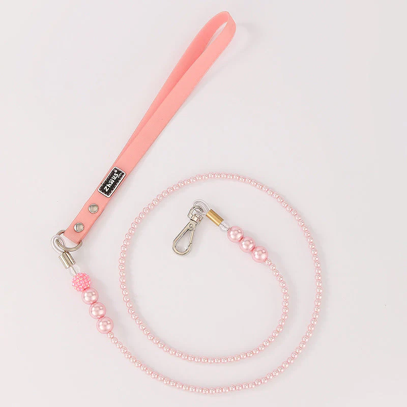 Luxury Pearl Pet Collar and Leash Set – Elegant & Lightweight - Image 5