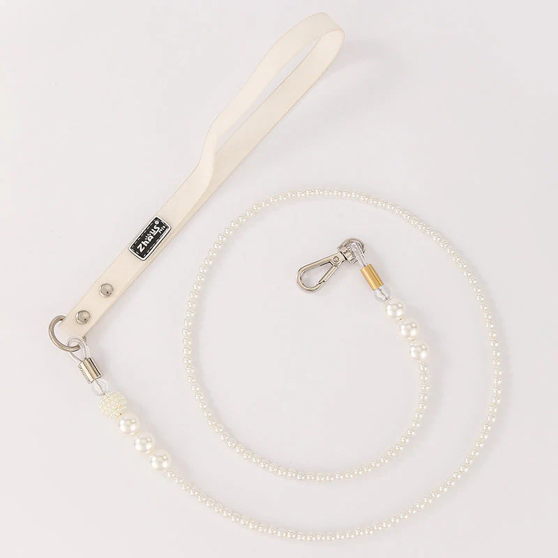 Luxury Pearl Pet Collar and Leash Set – Elegant & Lightweight - Image 6