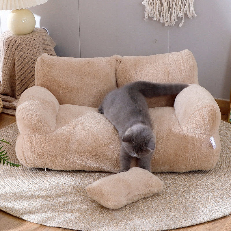 Luxury Warmth Pet Sofa Bed - Image 2