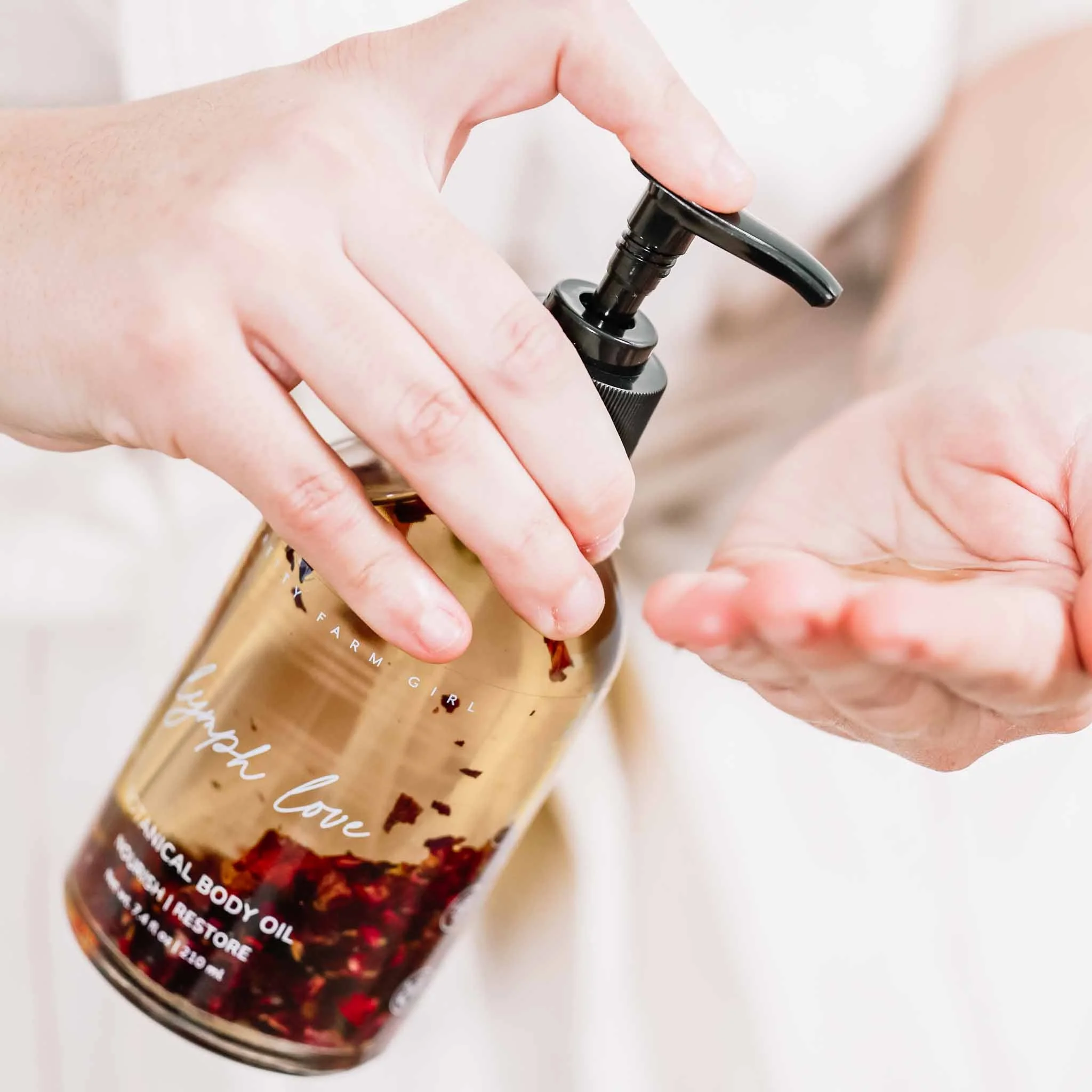 Lymph Love Natural Body Oil - Best for Lymphatic Massages - Image 3