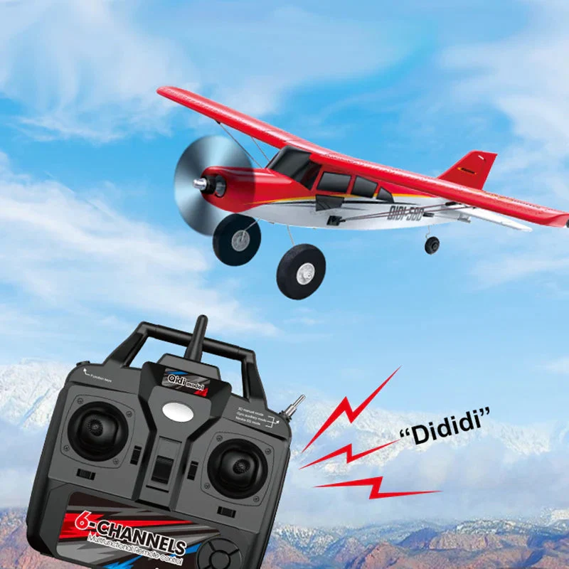 M7 Moore Off-road Aircraft Qidi560 RC Plane EPP 4CH Remote Control Brushless Airplane with LED light Model Toys for Children - Image 6