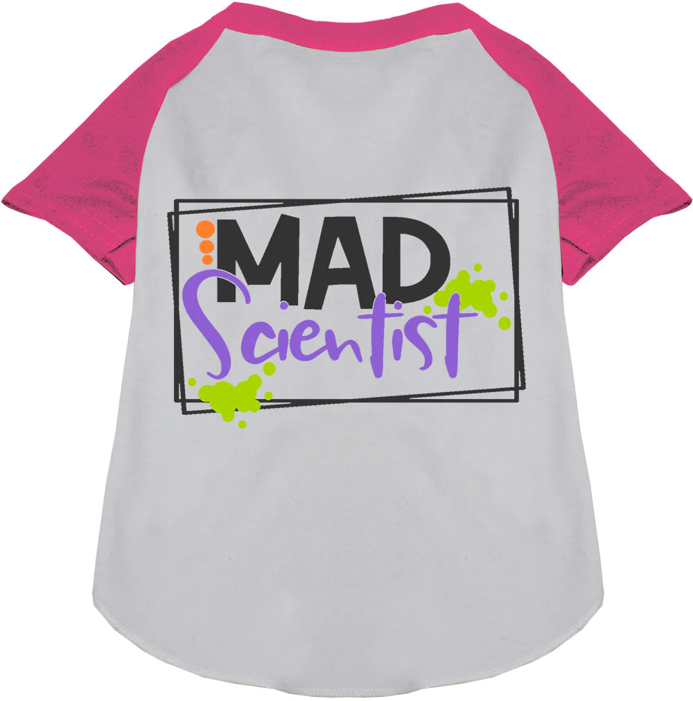 Mad Scientist Pet Raglan Shirt - Image 6