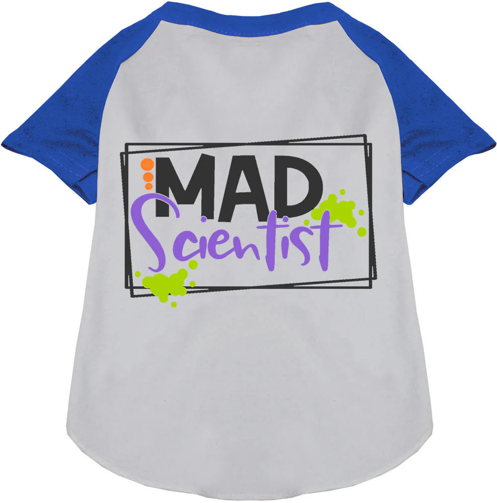Mad Scientist Pet Raglan Shirt - Image 7