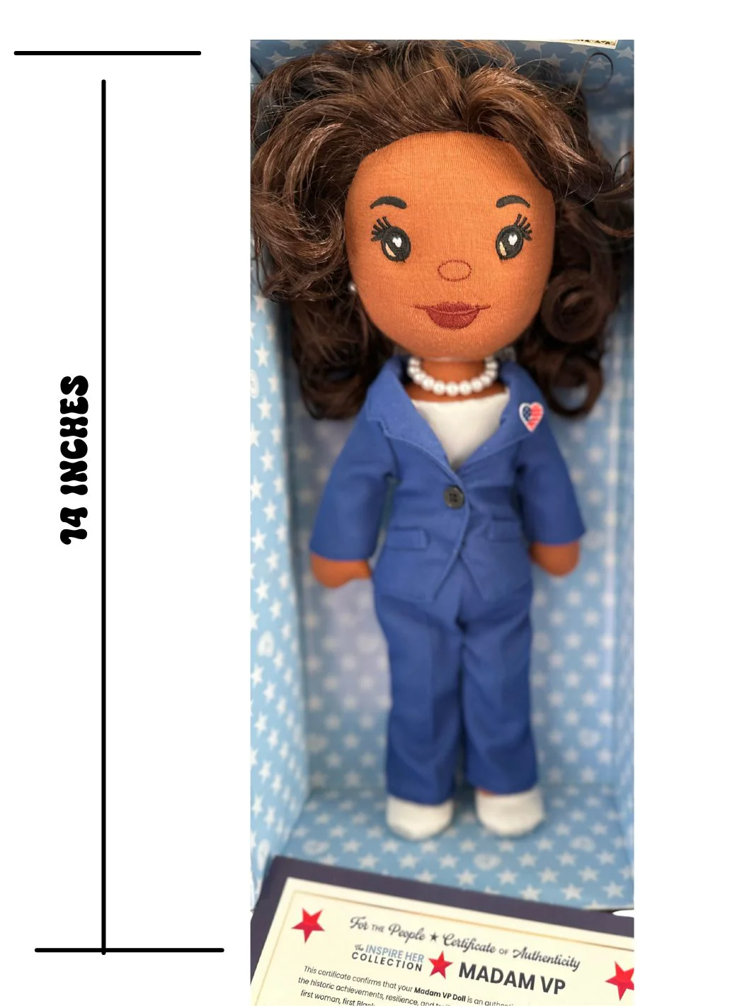 Madam VP | Vice President Collectible Limited Edition 14 inch Plush Doll - Image 4