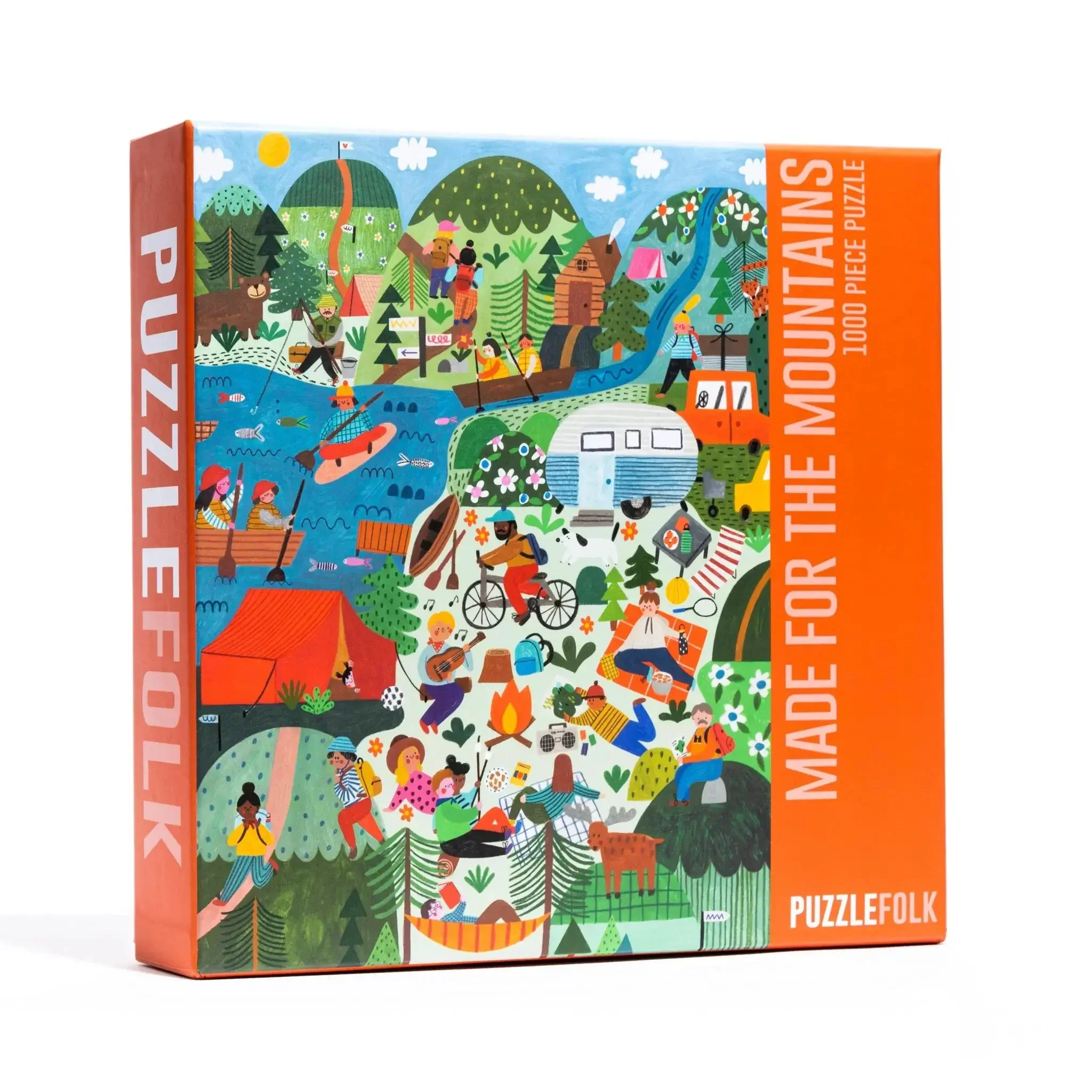 Made for the Mountains 1000 Piece Jigsaw Puzzle by Puzzlefolk - Image 2