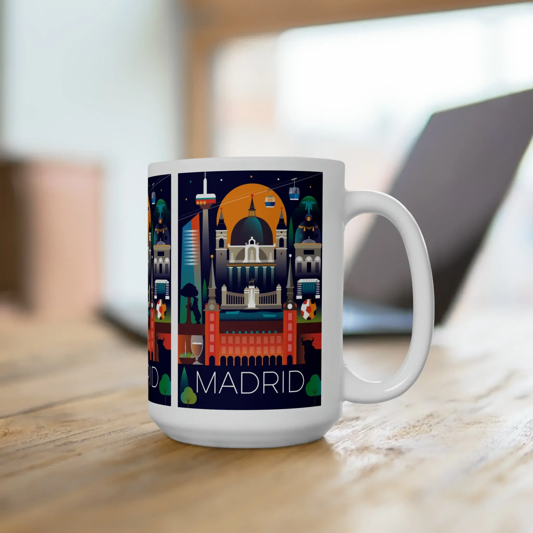 Madrid Ceramic Mug 11oz or 15oz - Image 4