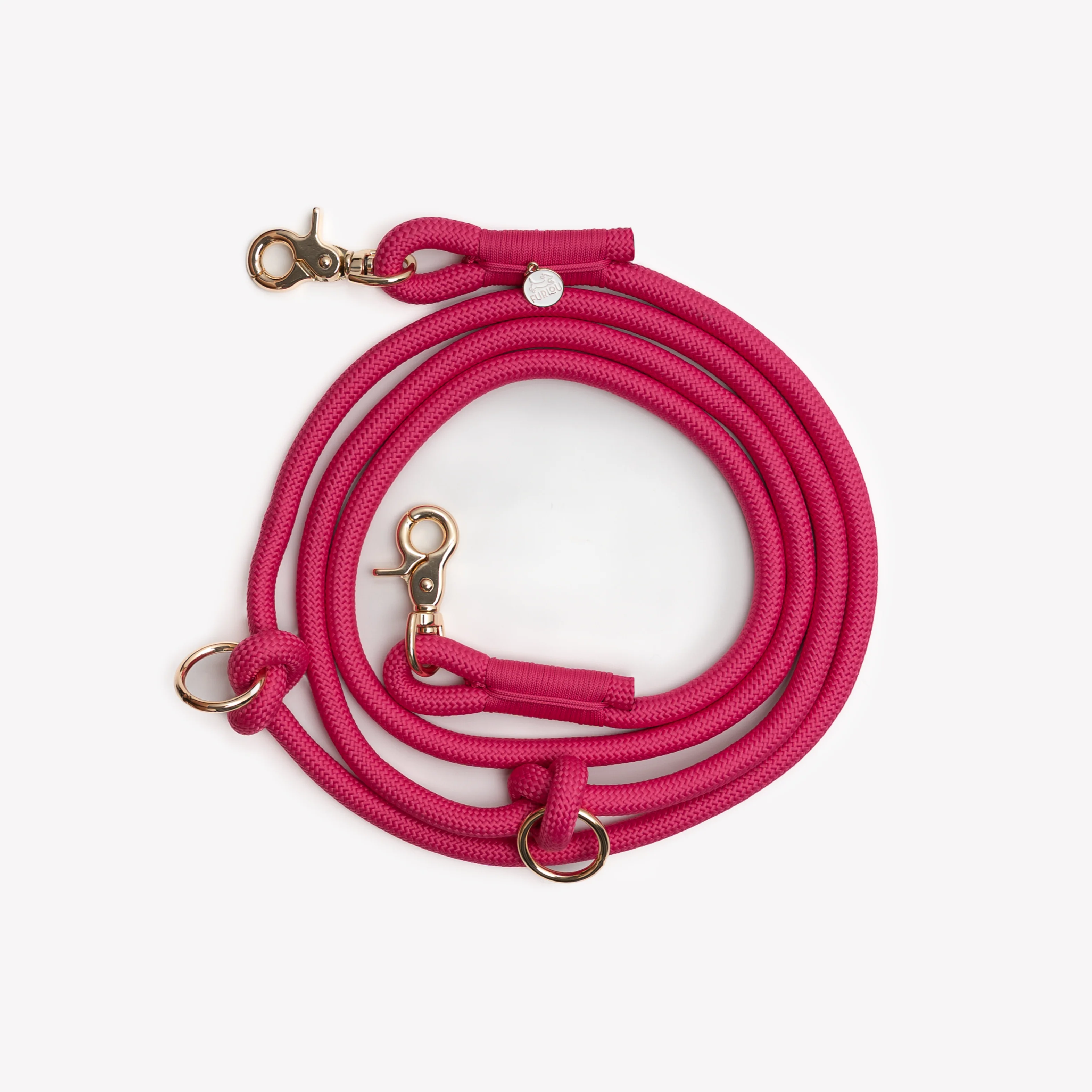'Magenta' - Hands Free Braided Leash - Image 2