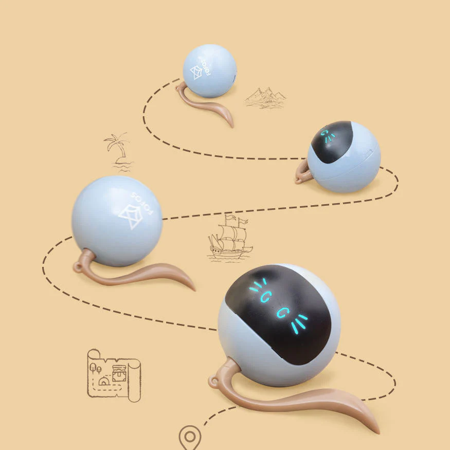 Magic Ball Pet Electric Intelligent Cat Teaser - Image 3