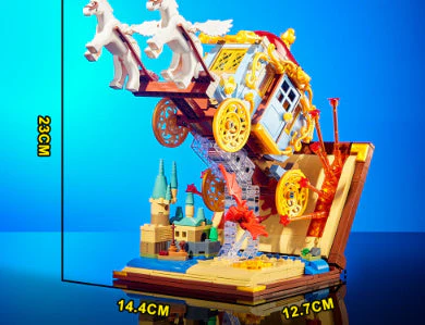 Magic Book Carriage Children Educational Assembly Building Blocks Toy - Image 5