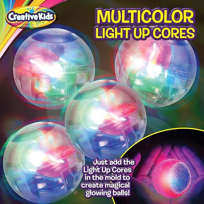 Magic Bouncy Ball Factory Set - Make 75 Stunning DIY Bouncy Balls, Including Light-Up Magic Balls! - Image 4