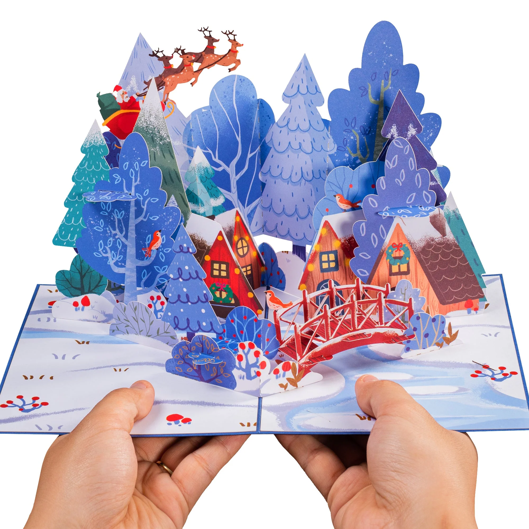 Magical Town Christmas Pop Up Card - Image 3