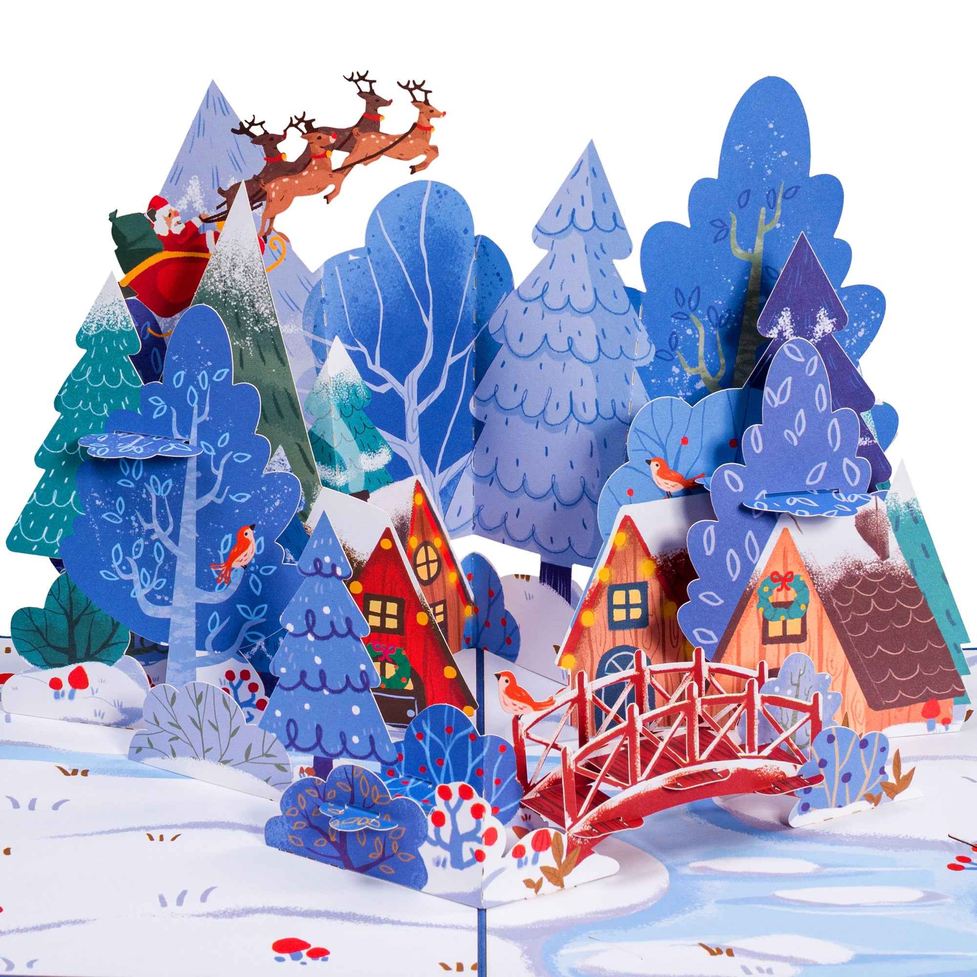 Magical Town Christmas Pop Up Card - Image 4