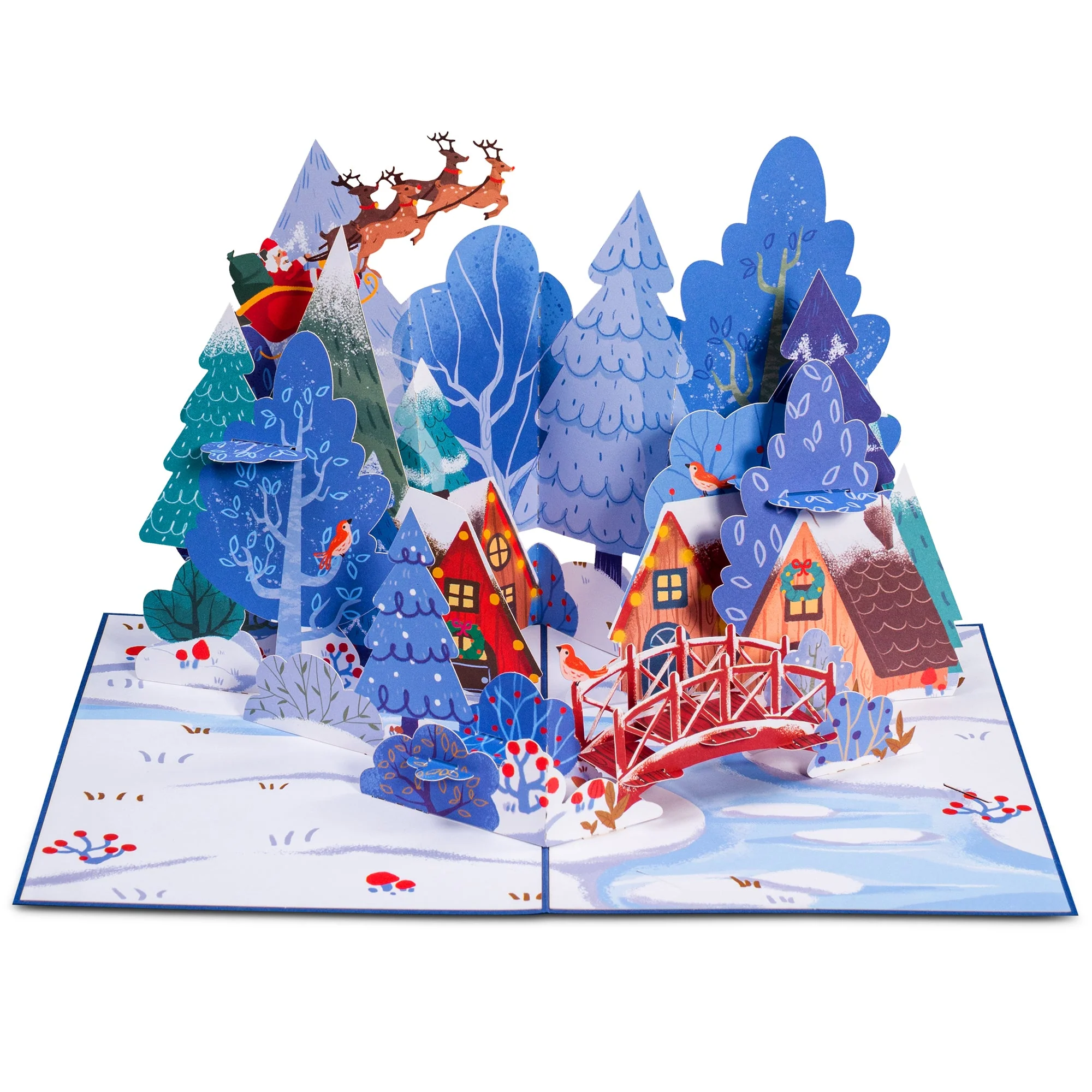 Magical Town Christmas Pop Up Card - Image 5