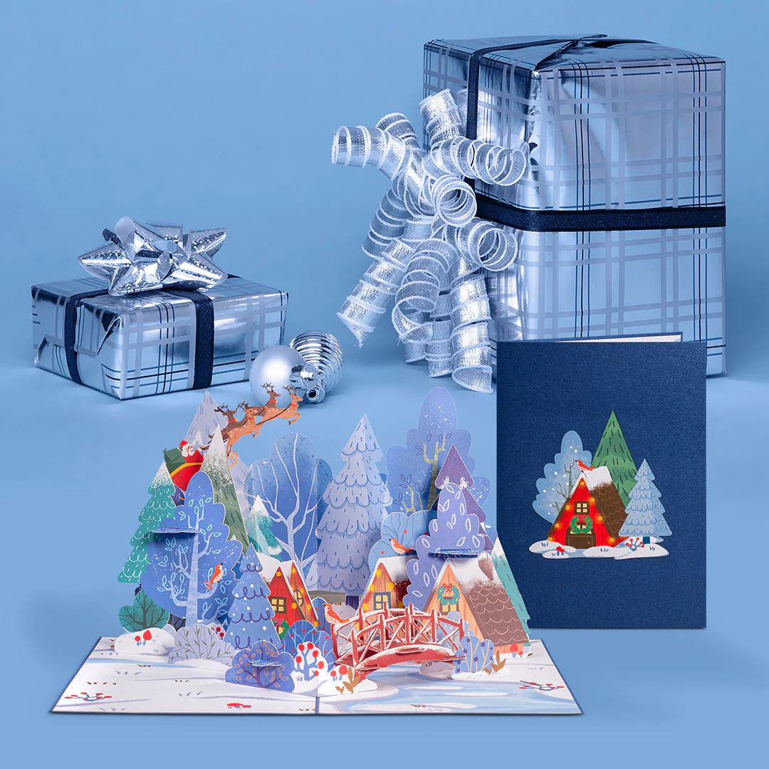 Magical Town Christmas Pop Up Card - Image 7