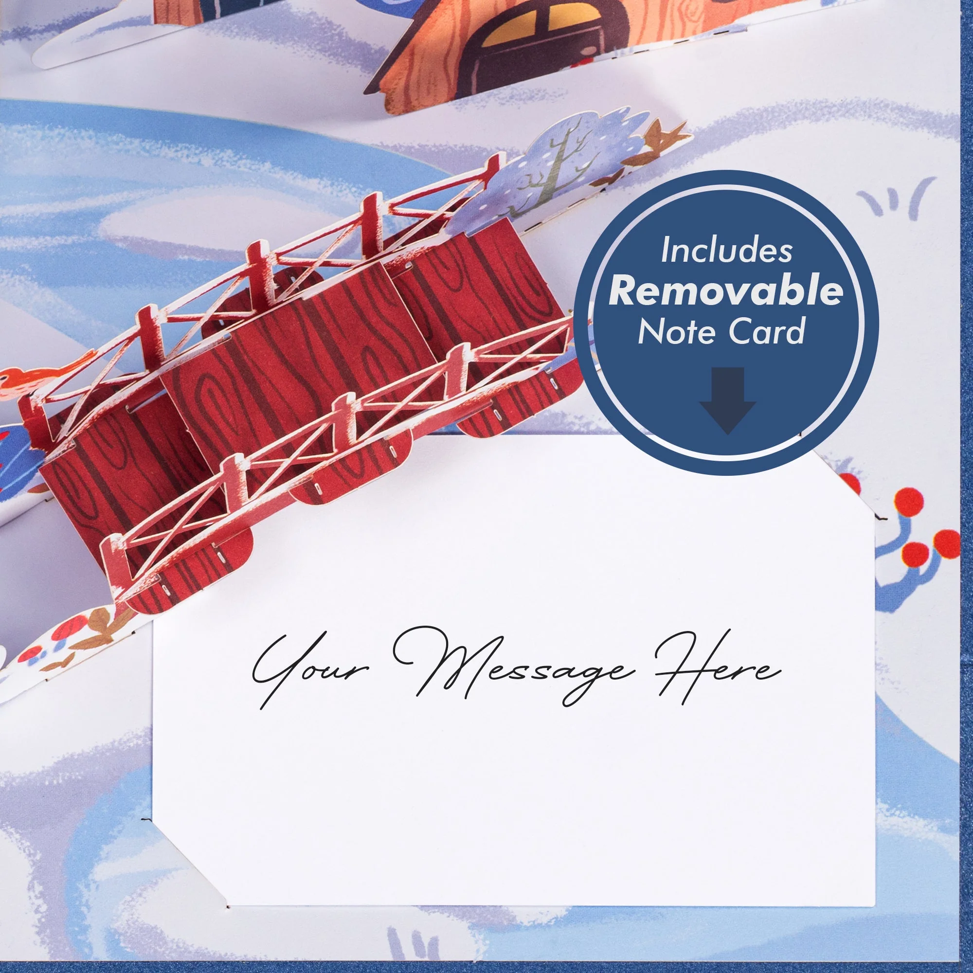 Magical Town Christmas Pop Up Card - Image 8