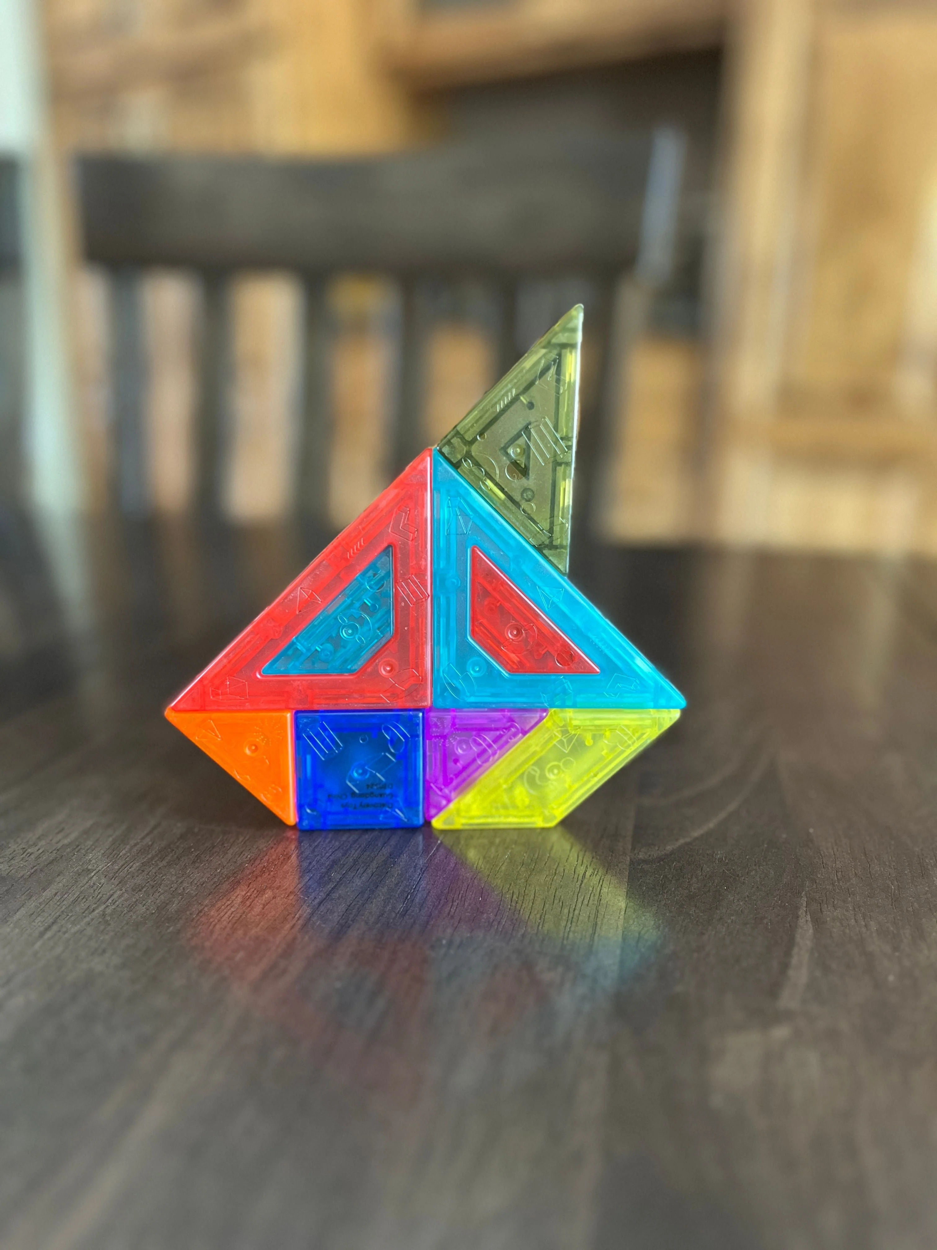 MAGNETIC 9-PIECE TANGRAM Puzzle Challenge - Image 3