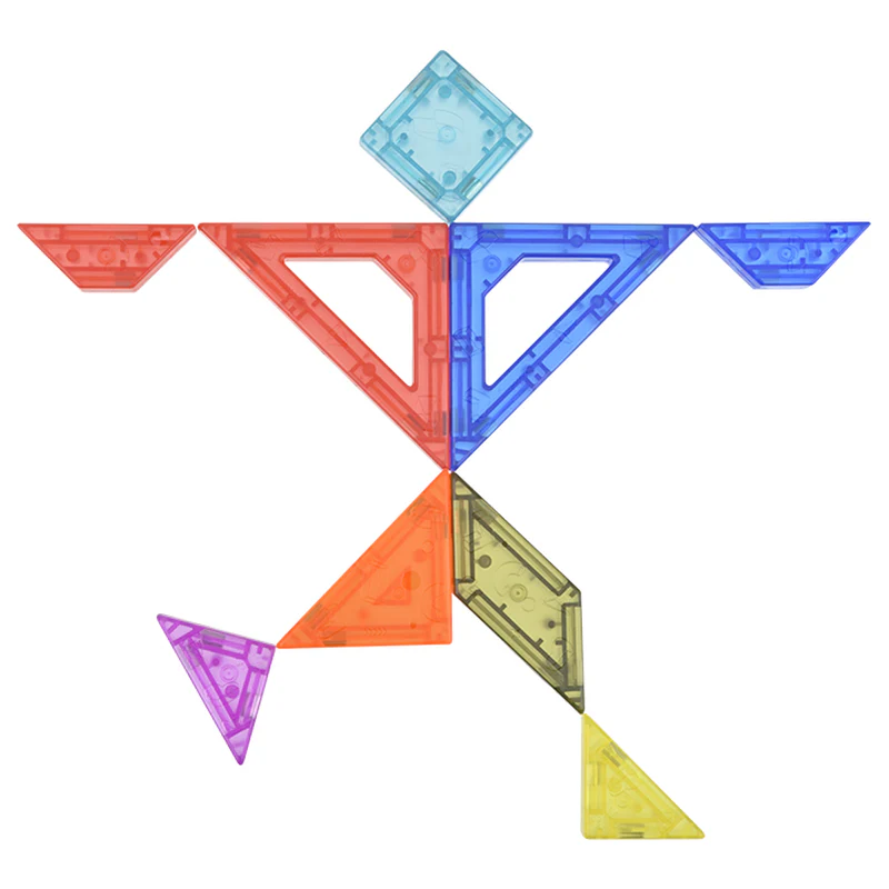 MAGNETIC 9-PIECE TANGRAM Puzzle Challenge - Image 4
