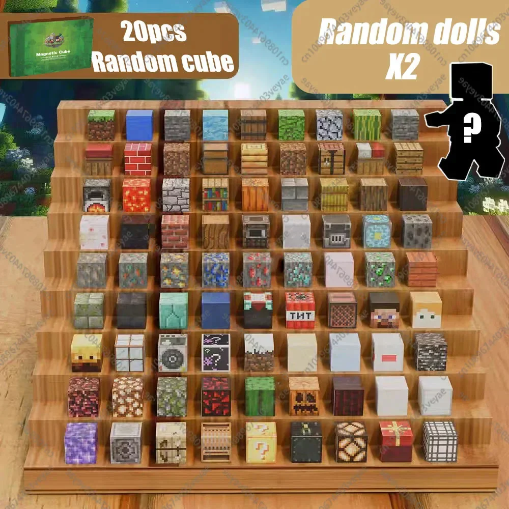 Magnetic Building Blocks Mine World Magnet Cube Set for Boy Girl Kid Age 3+ DIY Model Children Stem STEM Sensory Toy Gift - Image 20
