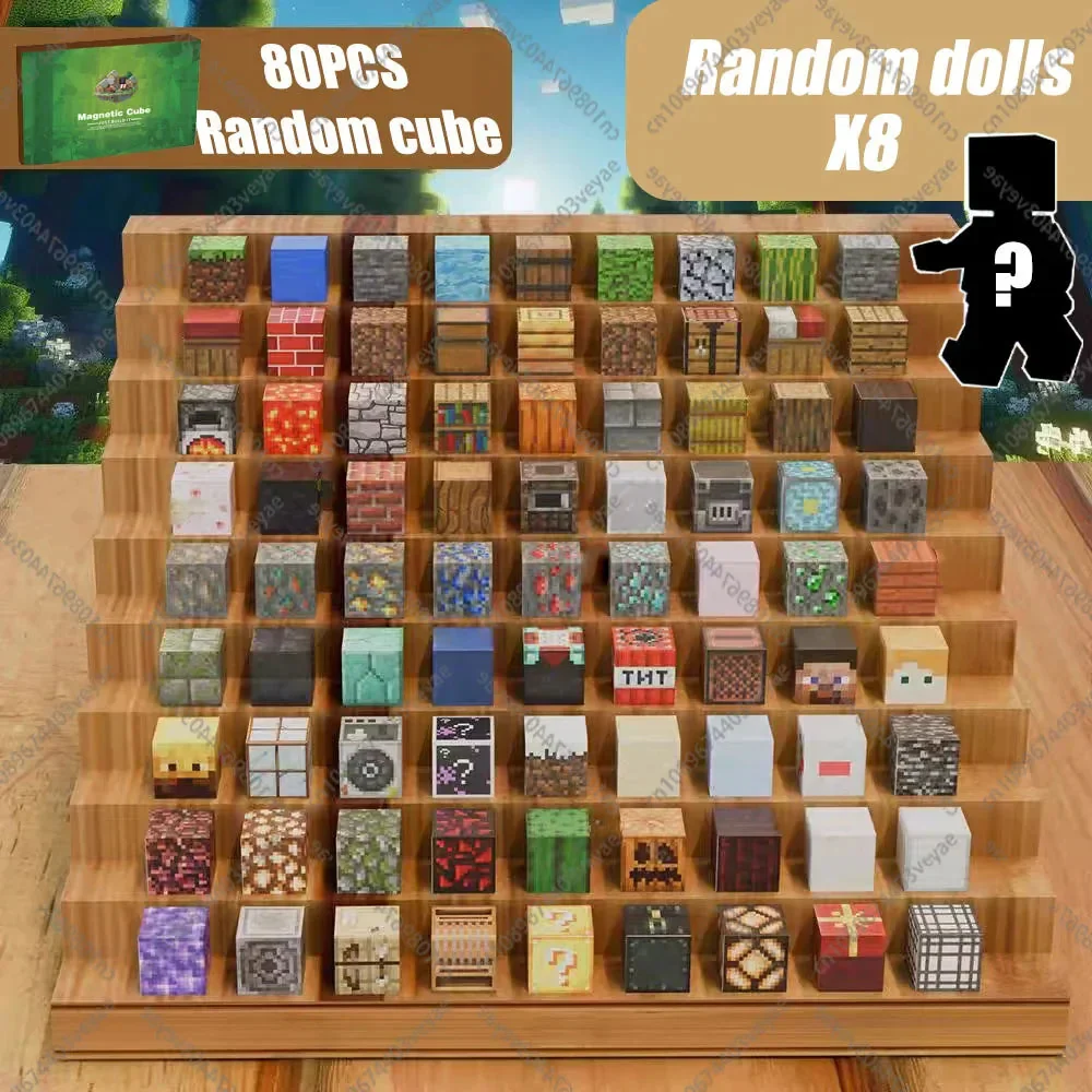 Magnetic Building Blocks Mine World Magnet Cube Set for Boy Girl Kid Age 3+ DIY Model Children Stem STEM Sensory Toy Gift - Image 26